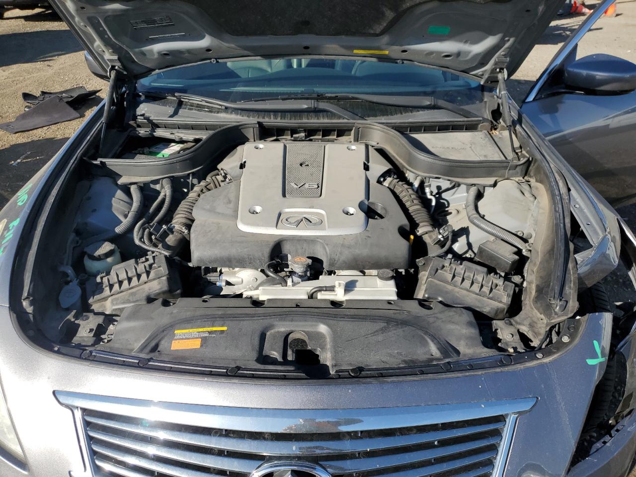 2012 Infiniti G VIN JN1DV6AP5CM812167 Copart auction photo, all over damage thumbnail 11