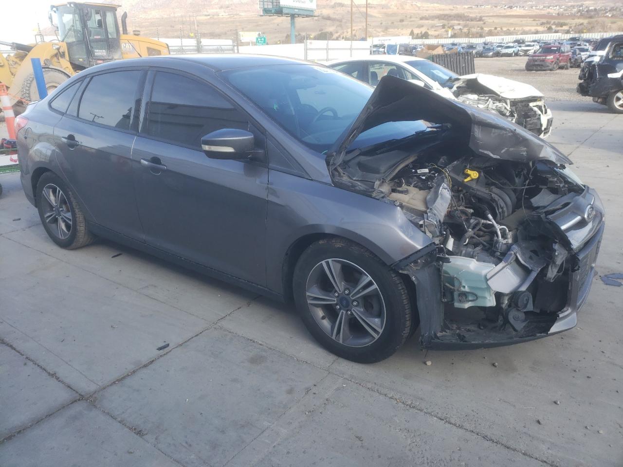 2014 Ford Focus VIN 1FADP3F25EL316948 Copart auction photo, front end damage thumbnail 4