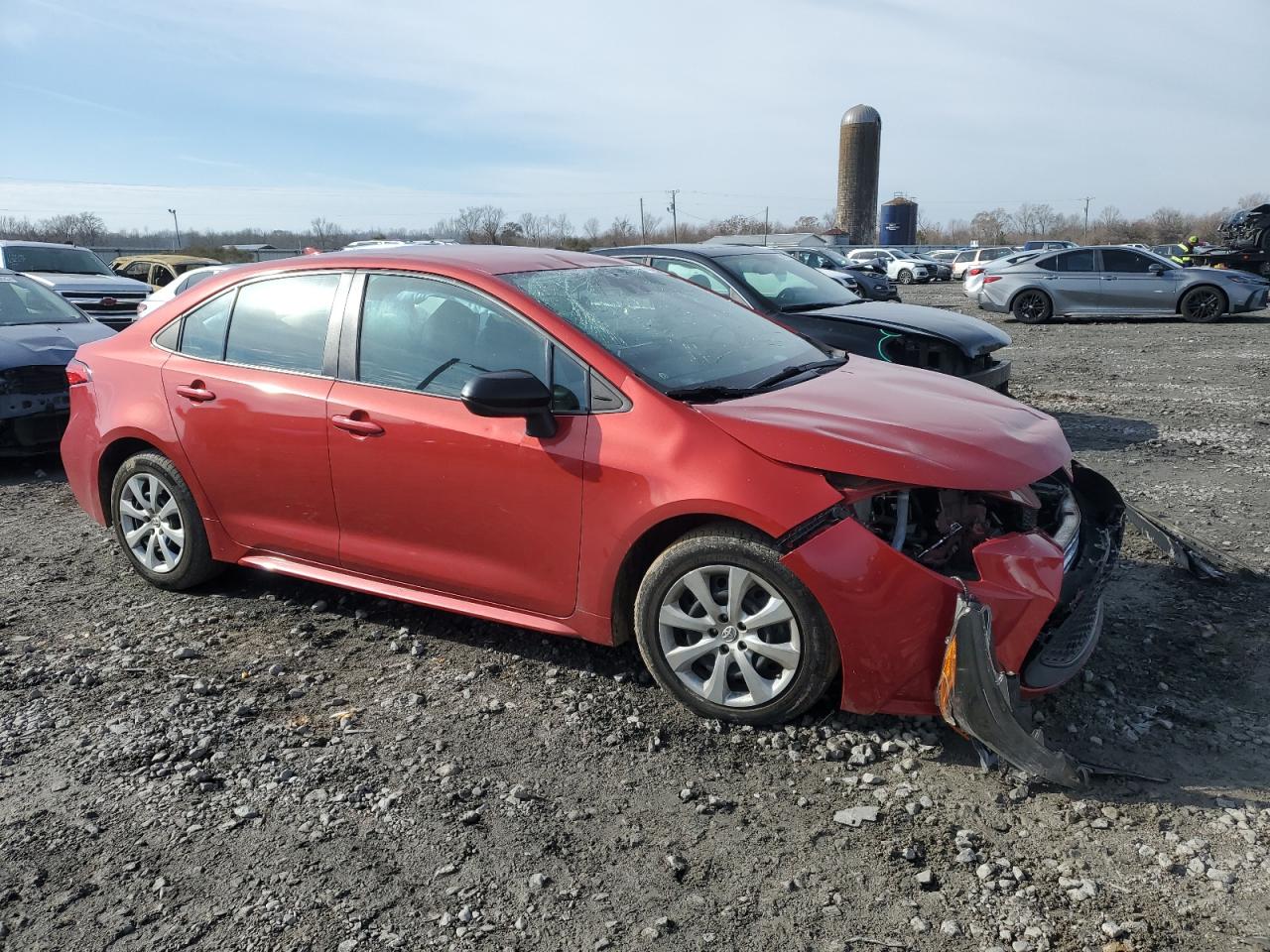2020 Toyota Corolla VIN 5YFEPRAE4LP092109 Copart auction photo, front end damage thumbnail 4