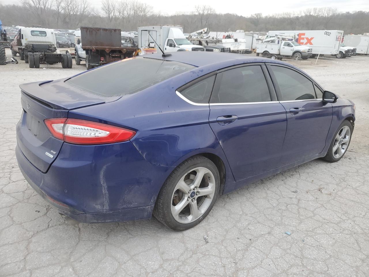 2015 Ford Fusion VIN 1FA6P0HD1F5122316 Copart auction photo, front end damage thumbnail 3