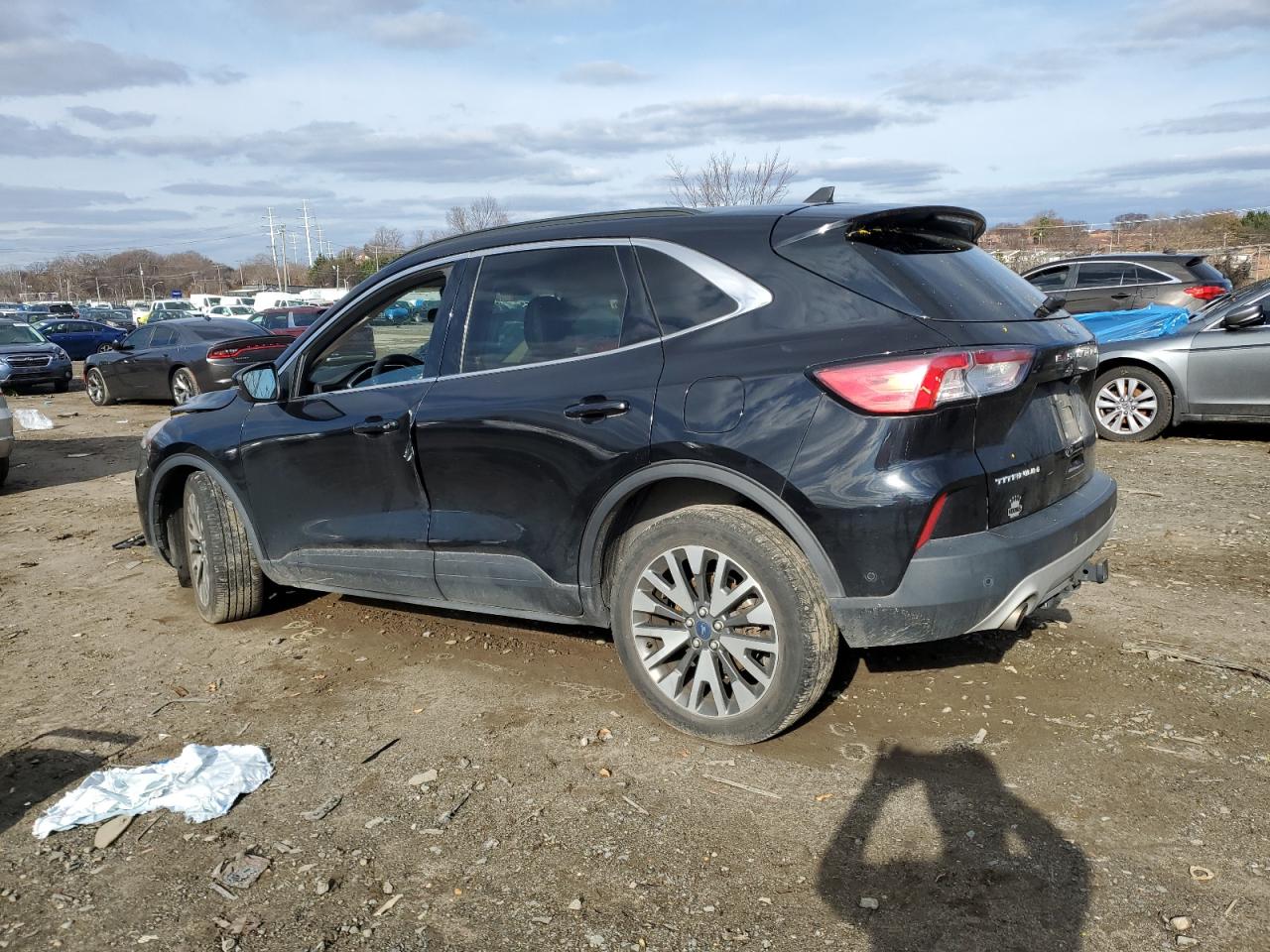 2020 Ford Escape VIN 1FMCU9J90LUB16133 Copart auction photo, all over / undercarriage damage thumbnail 2