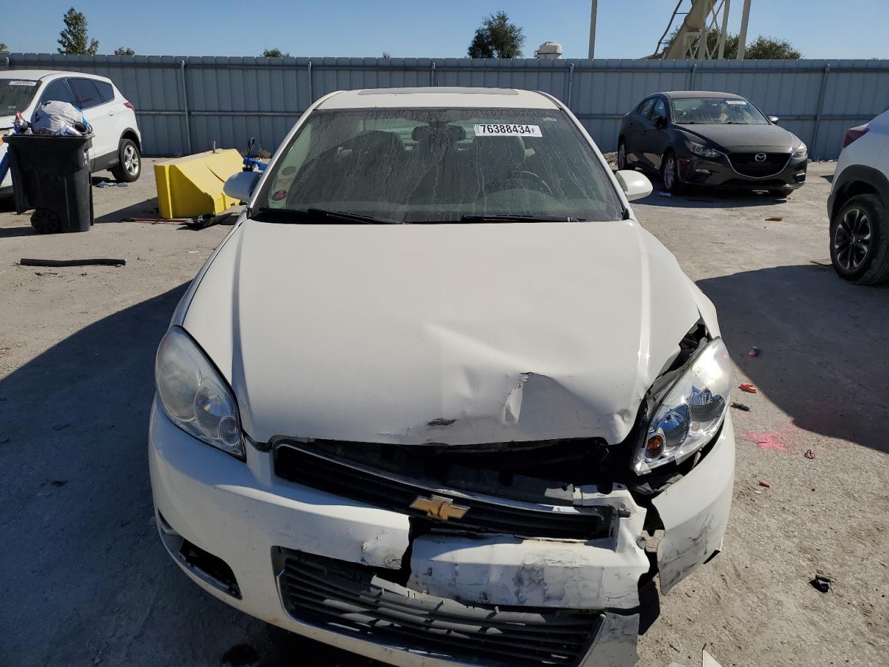 2008 Chevrolet Impala VIN 2G1WU583181358016 Copart auction photo, front end damage thumbnail 5