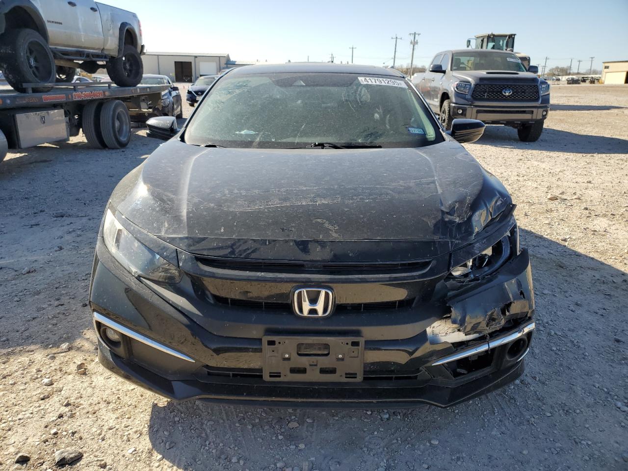 2020 Honda Civic VIN 19XFC1F37LE016765 Copart auction photo, front end damage thumbnail 5