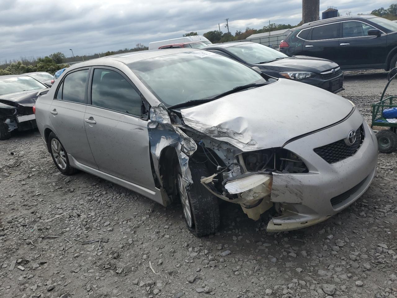 2009 Toyota Corolla VIN 2T1BU40E39C144239 Copart auction photo, front end damage thumbnail 4