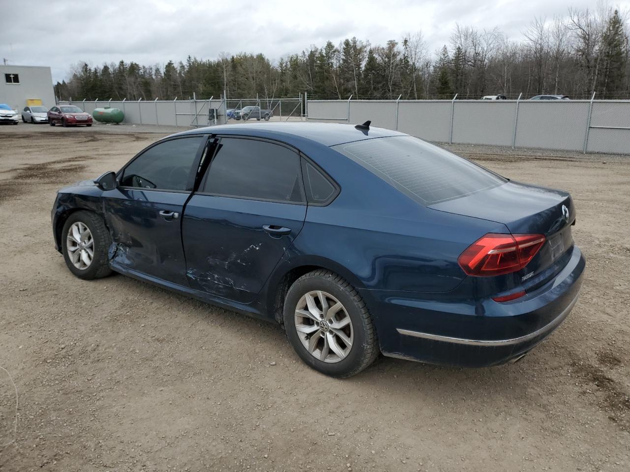 2018 Volkswagen Passat VIN 1VWAA7A36JC035545 Copart auction photo, side / front end damage thumbnail 2