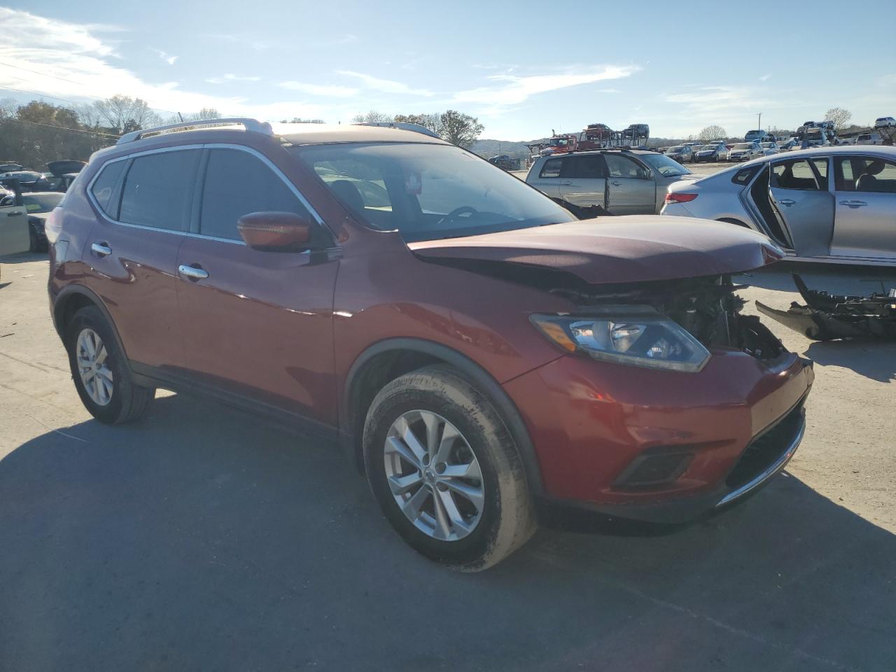 2016 Nissan Rogue VIN KNMAT2MT4GP697248 Copart auction photo, front end damage thumbnail 4