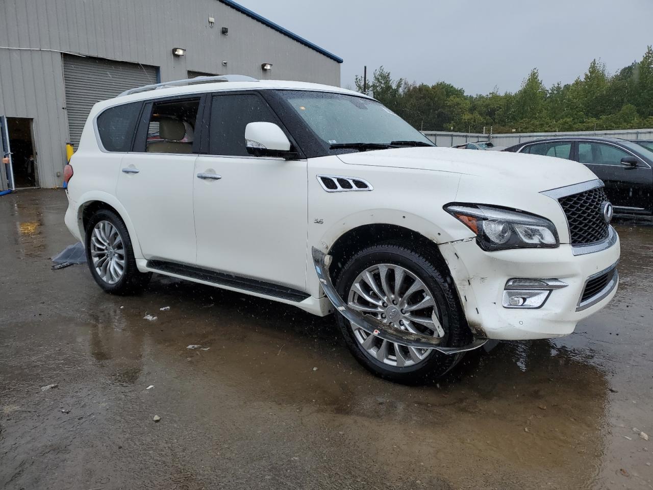2017 Infiniti QX80 VIN JN8AZ2ND4H9831031 Copart auction photo, rear end / front end damage thumbnail 4