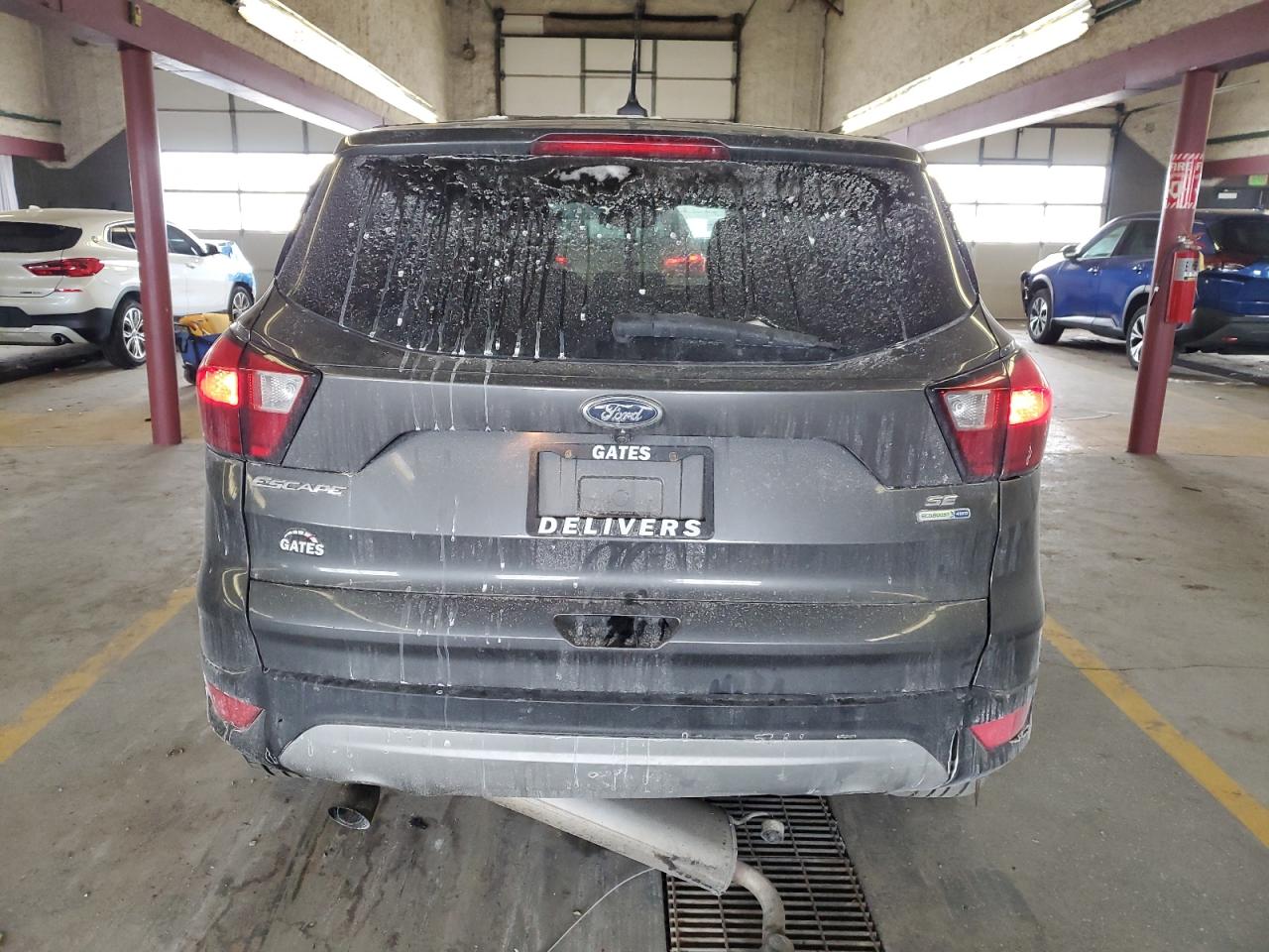 2019 Ford Escape VIN 1FMCU9G98KUC08600 Copart auction photo, side / undercarriage damage thumbnail 6