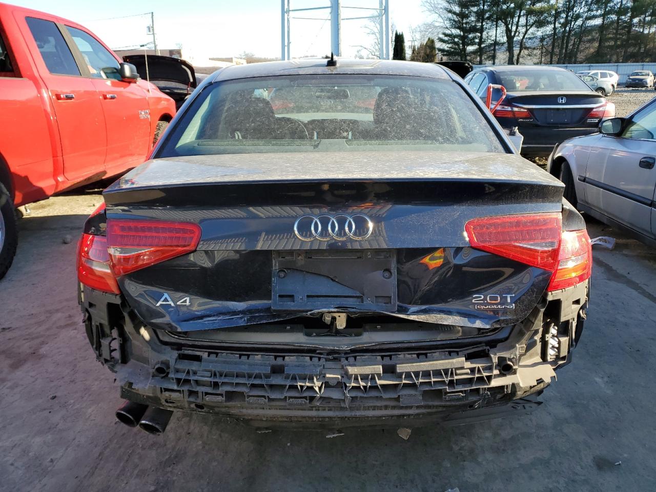 2015 Audi A4 VIN WAUBFAFL1FN024248 Copart auction photo, frame damage / all over damage thumbnail 6