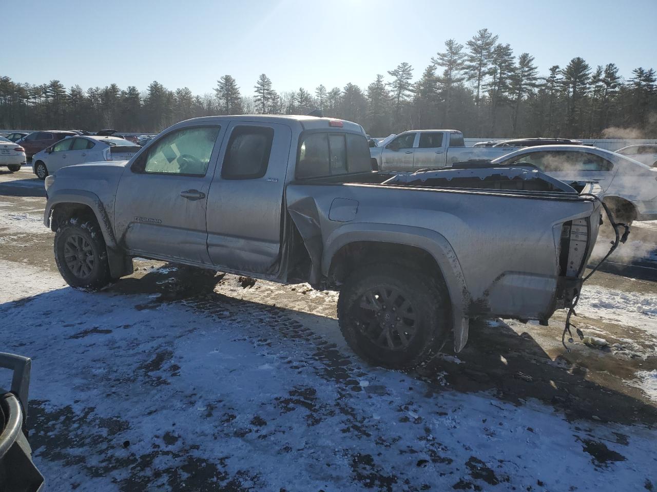 2021 Toyota Tacoma VIN 3TYSZ5AN1MT031268 Copart auction photo, all over damage thumbnail 2
