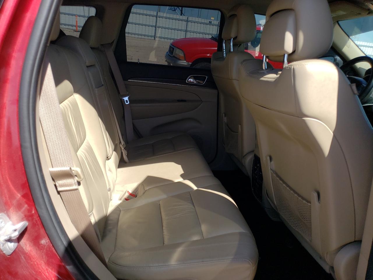 2014 Jeep Grand Cherokee VIN 1C4RJFBGXEC350968 Copart auction photo, side / rear end damage thumbnail 12