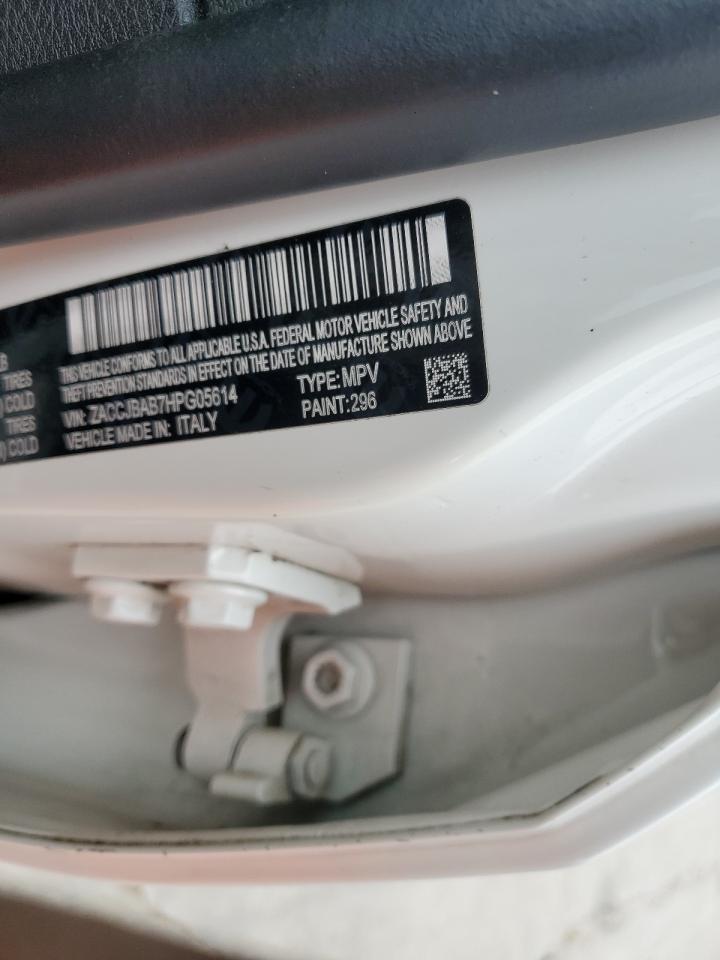 2017 Jeep Renegade VIN ZACCJBAB7HPG05614 Copart auction photo, front end damage thumbnail 14