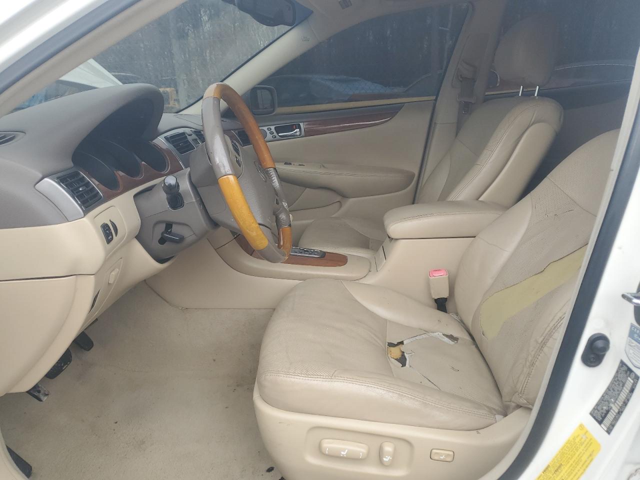 2006 Lexus ES VIN JTHBA30G165170799 Copart auction photo, front end / rear end damage thumbnail 7