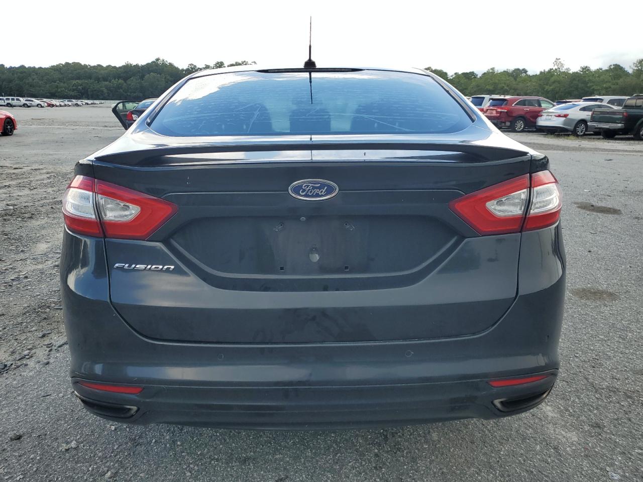 2014 Ford Fusion VIN 3FA6P0K91ER120646 Copart auction photo, front end / side damage thumbnail 6