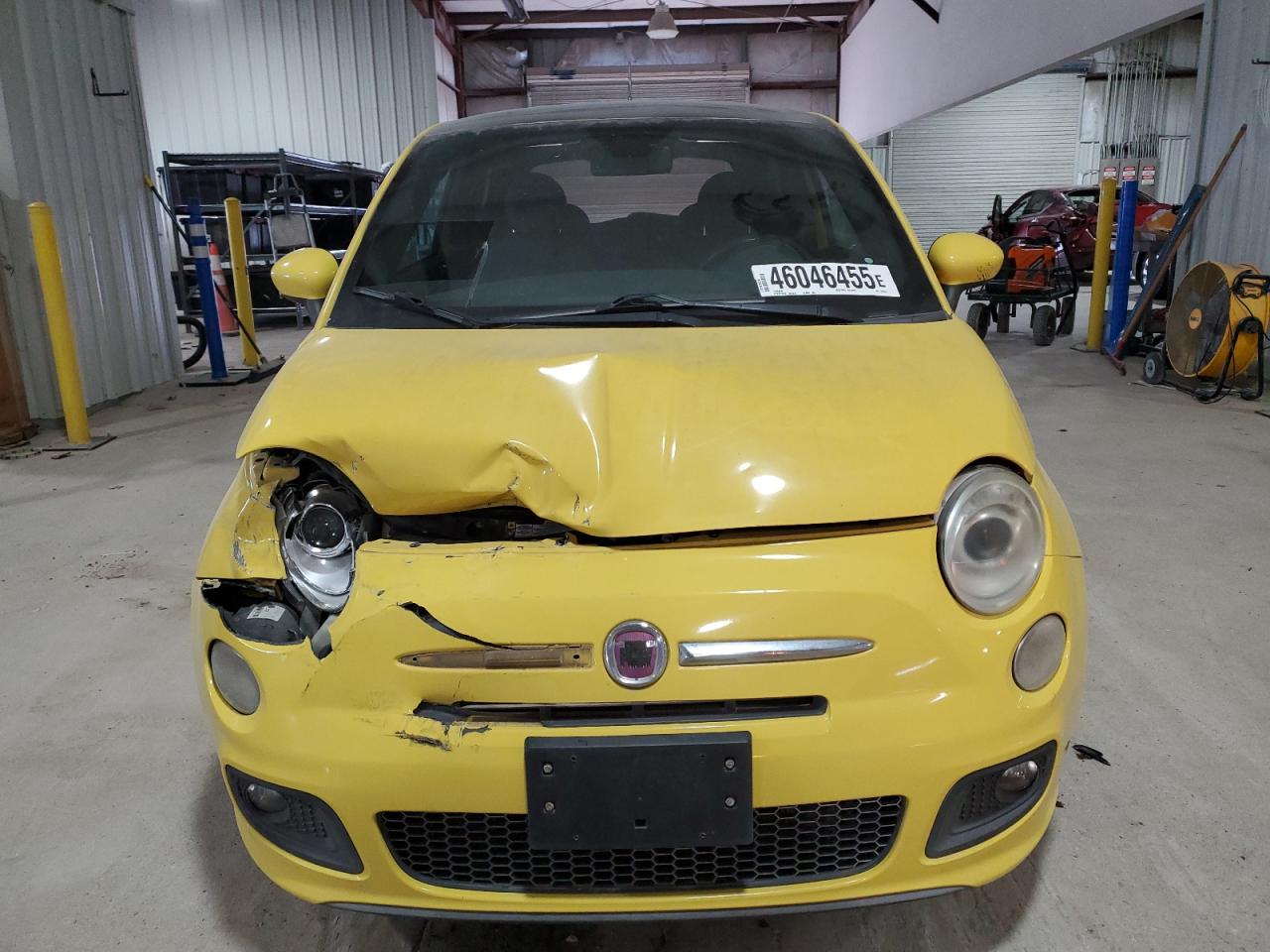 2012 Fiat 500 VIN 3C3CFFBR5CT106028 Copart auction photo, front end / minor dent/scratches damage thumbnail 5