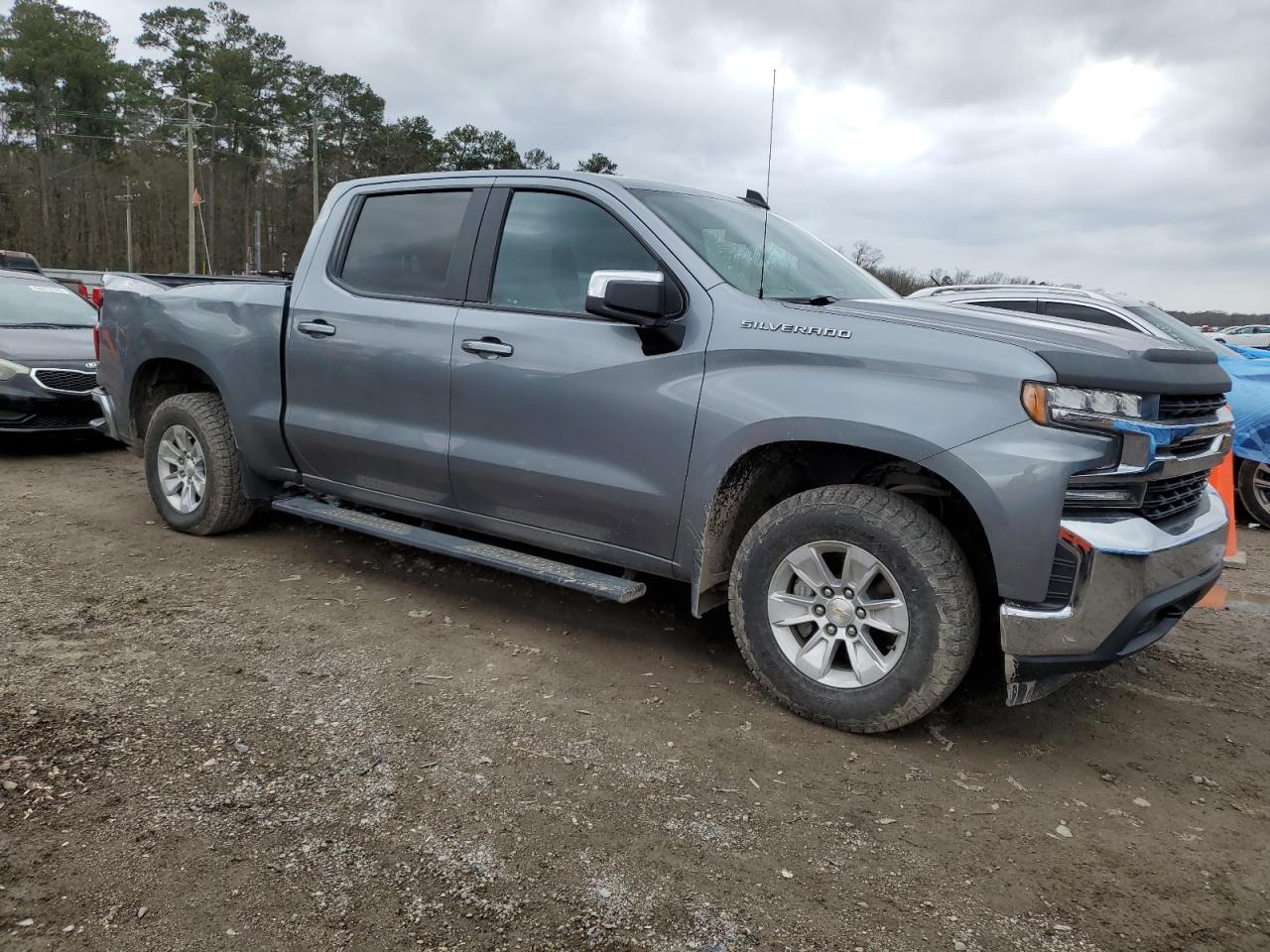 2021 Chevrolet Silverado VIN 3GCUYDED0MG332647 Copart auction photo, top/roof damage thumbnail 4