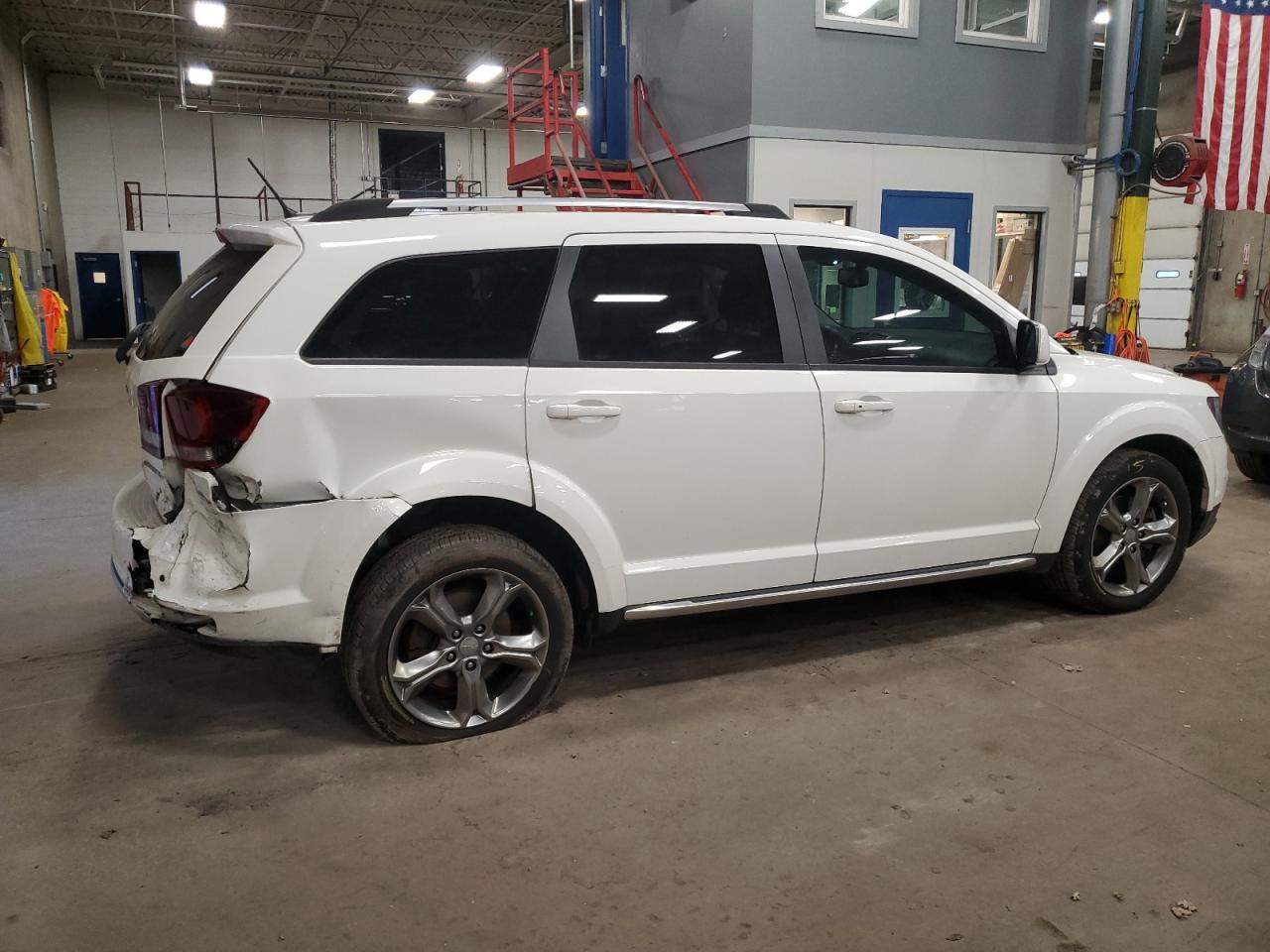 2016 Dodge Journey VIN 3C4PDCGB2GT162107 Copart auction photo, rear end / side damage thumbnail 3