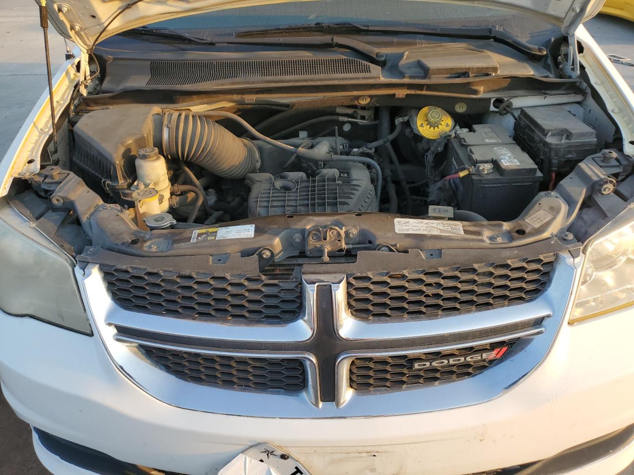 2017 Dodge Caravan VIN 2C4RDGBGXHR776510 Copart auction photo, side damage thumbnail 12