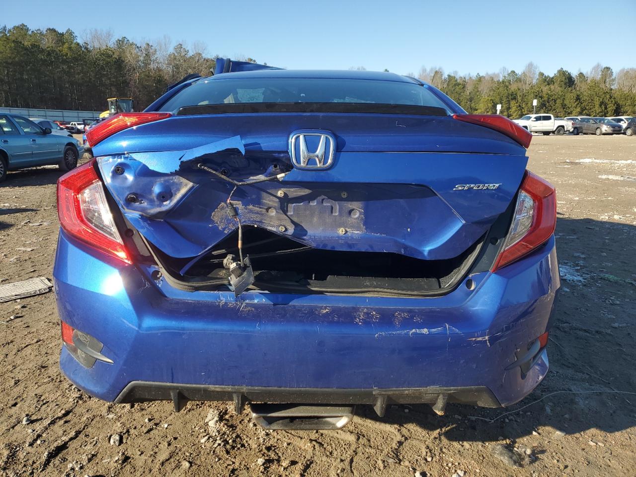 2021 Honda Civic VIN 2HGFC2F80MH516355 Copart auction photo, all over / undercarriage damage thumbnail 6