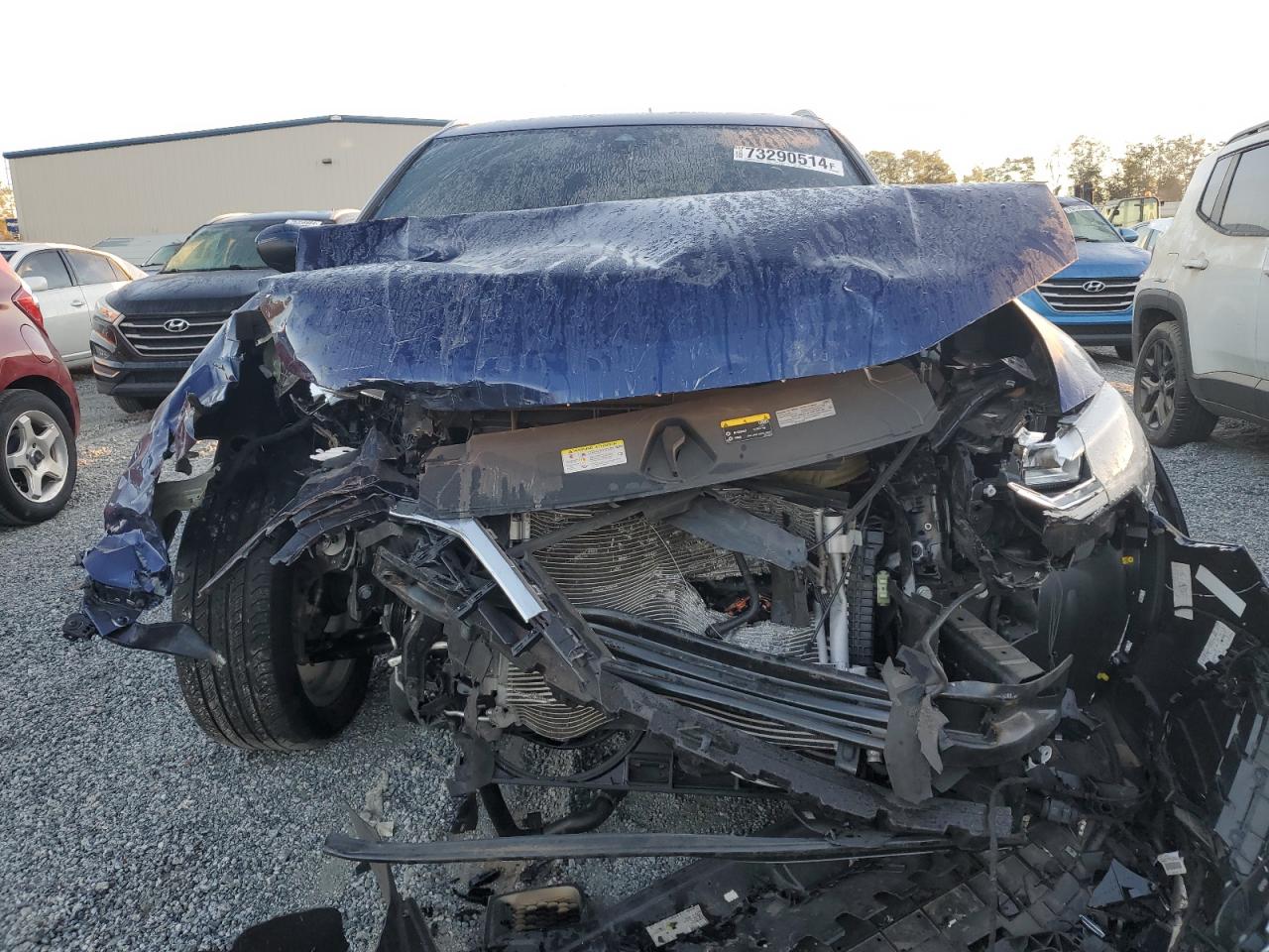 2022 Audi Q3 VIN WA1EECF36N1081575 Copart auction photo, front end / minor dent/scratches damage thumbnail 5