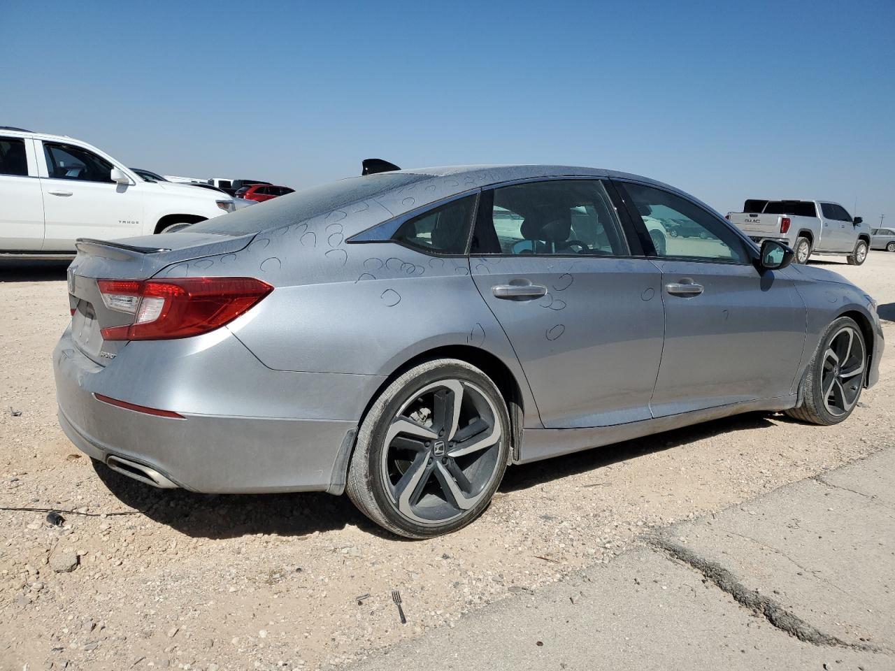 2022 Honda Accord VIN 1HGCV1F3XNA120994 Copart auction photo, hail damage thumbnail 3