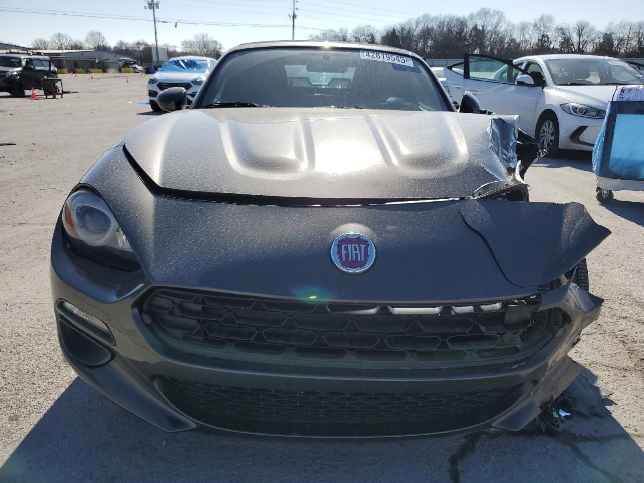 2018 Fiat 124 Spider VIN JC1NFAEK8J0138887 Copart auction photo, front end / side damage thumbnail 5