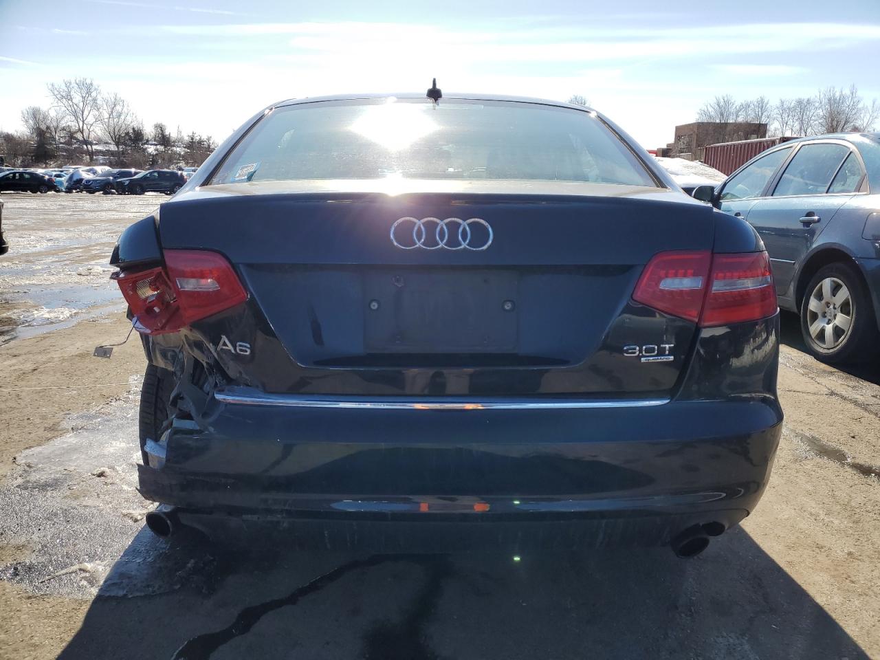 2010 Audi A6 VIN WAUFGAFB2AN082108 Copart auction photo, rear end damage thumbnail 6