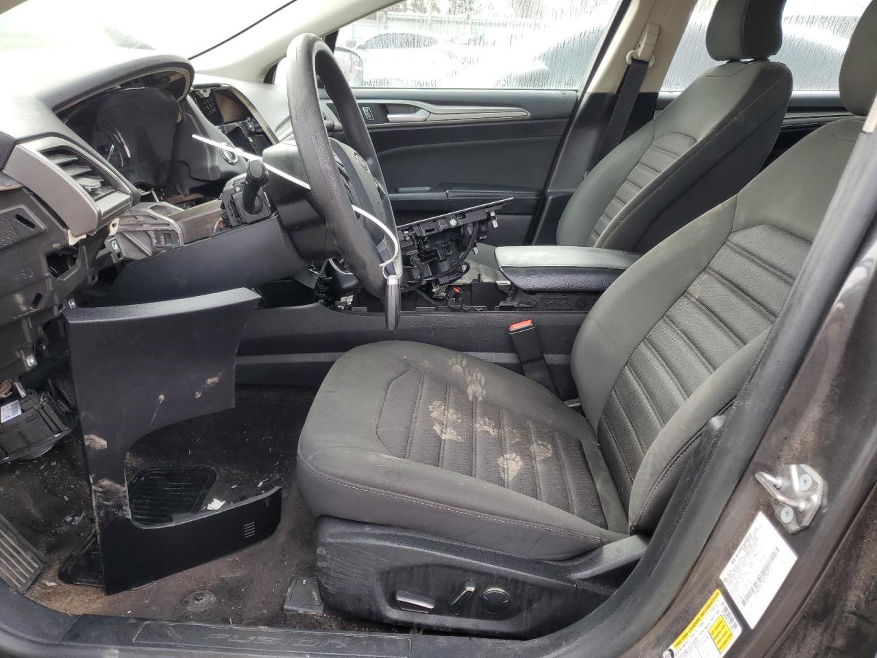 2018 Ford Fusion VIN 3FA6P0H78JR196915 Copart auction photo, vandalism damage thumbnail 7