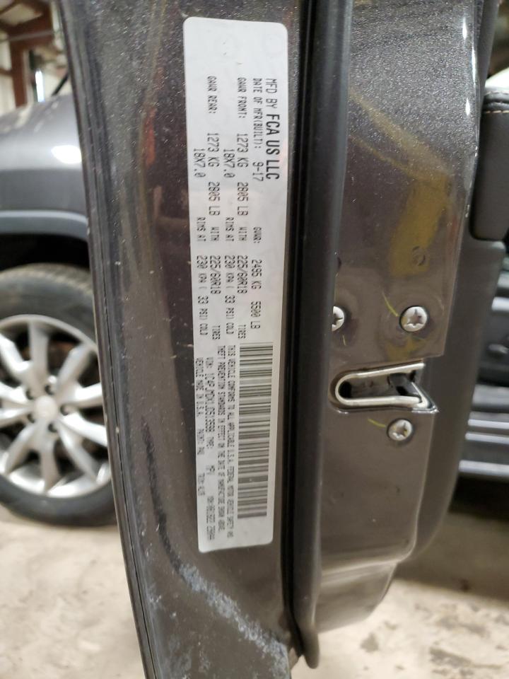 2018 Jeep Grand Cherokee VIN 1C4PJMDX1JD513598 Copart auction photo, front end / side damage thumbnail 14