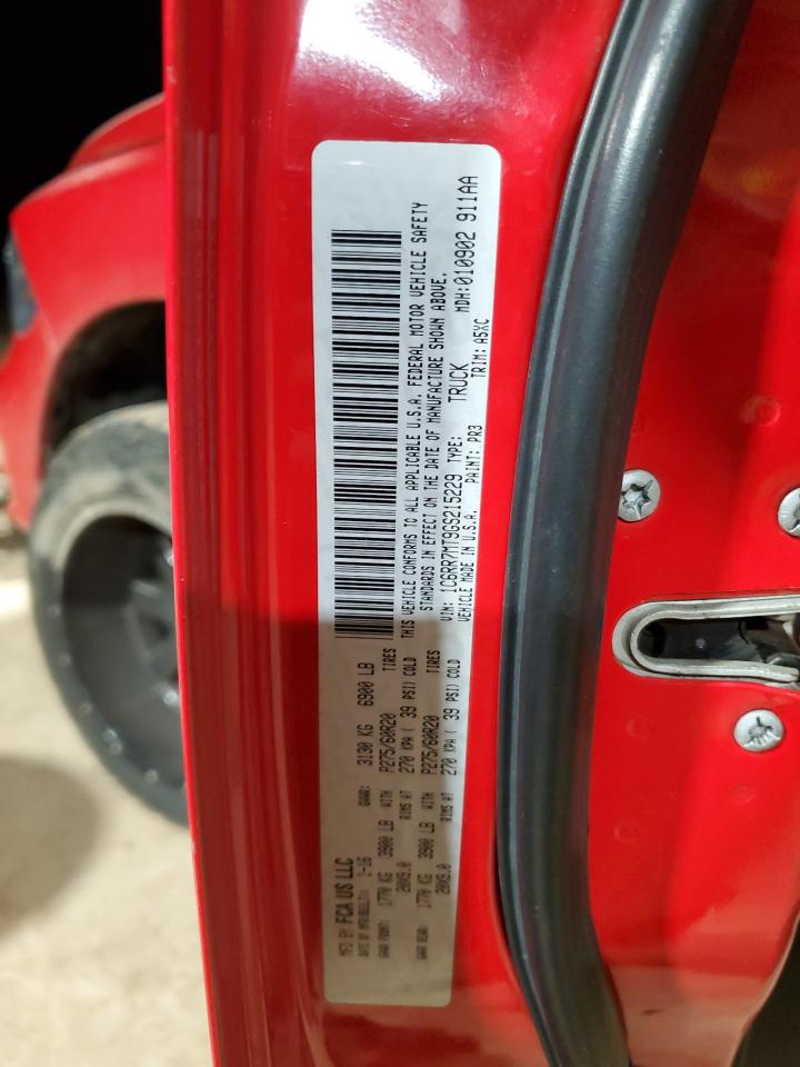 2016 RAM 1500 VIN 1C6RR7MT9GS215229 Copart auction photo, side damage thumbnail 13
