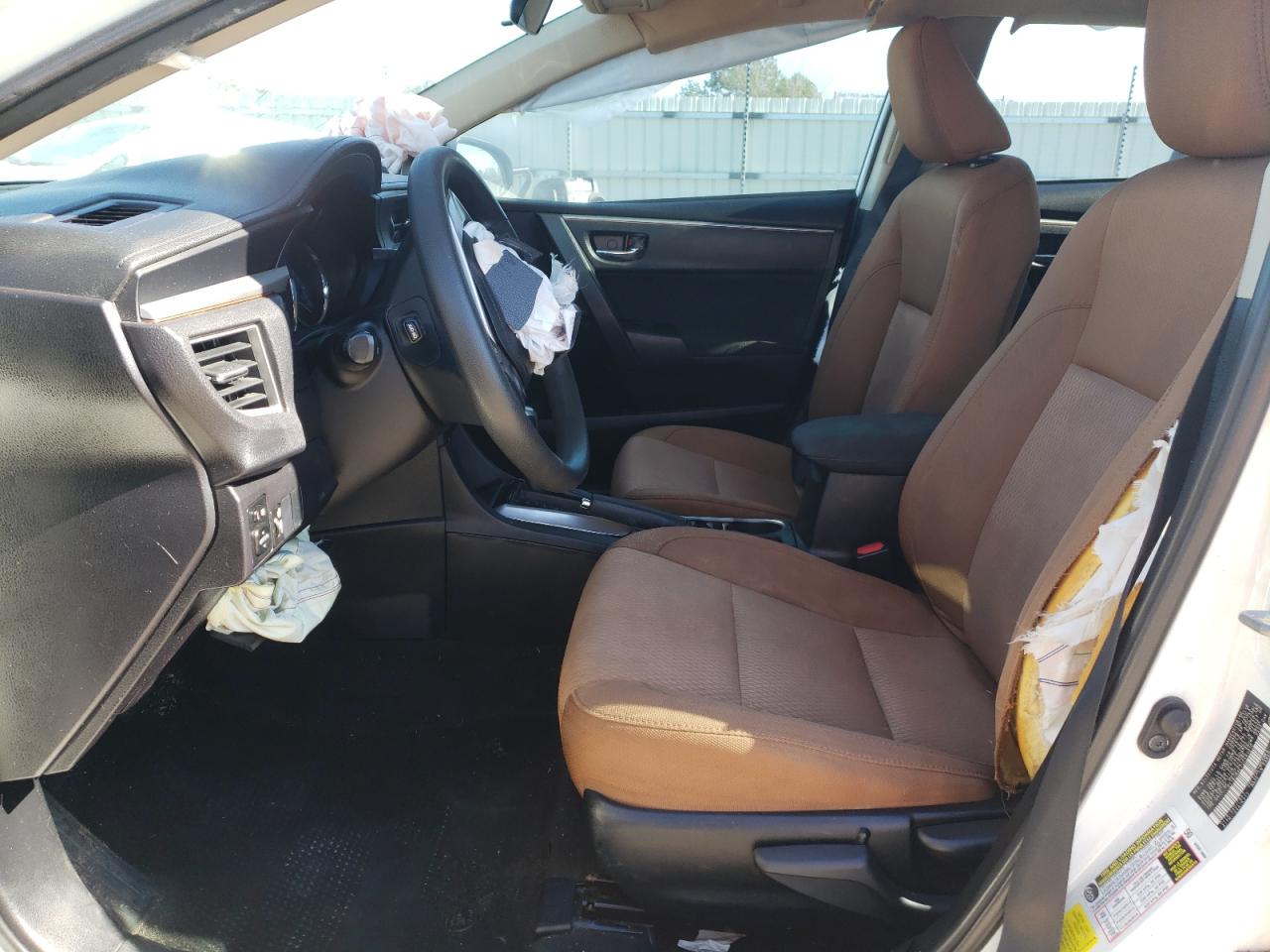 2016 Toyota Corolla VIN 2T1BURHE7GC593910 Copart auction photo, front end / side damage thumbnail 7