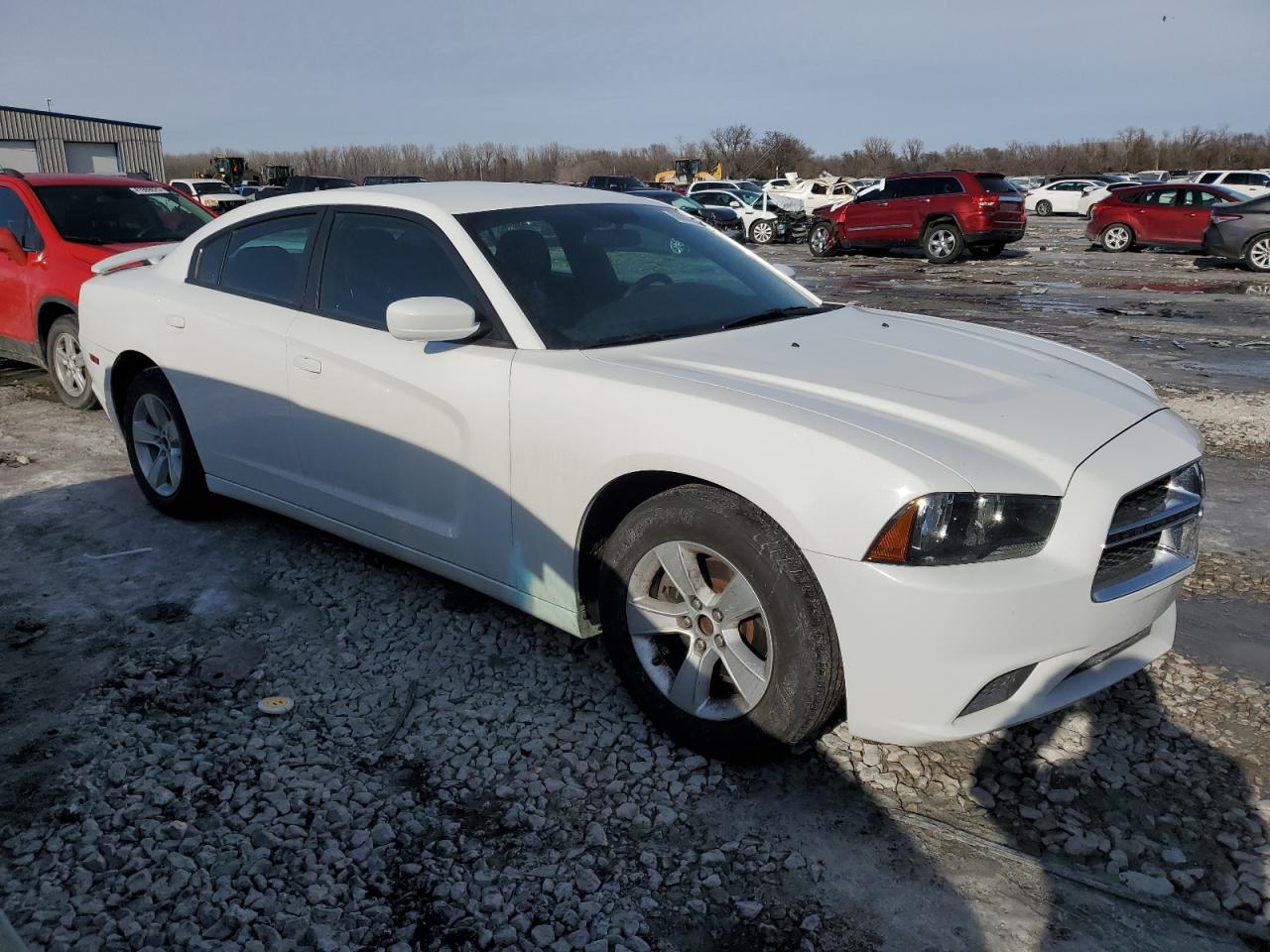 2014 Dodge Charger VIN 2C3CDXBG1EH192461 Copart auction photo, front end / minor dent/scratches damage thumbnail 4