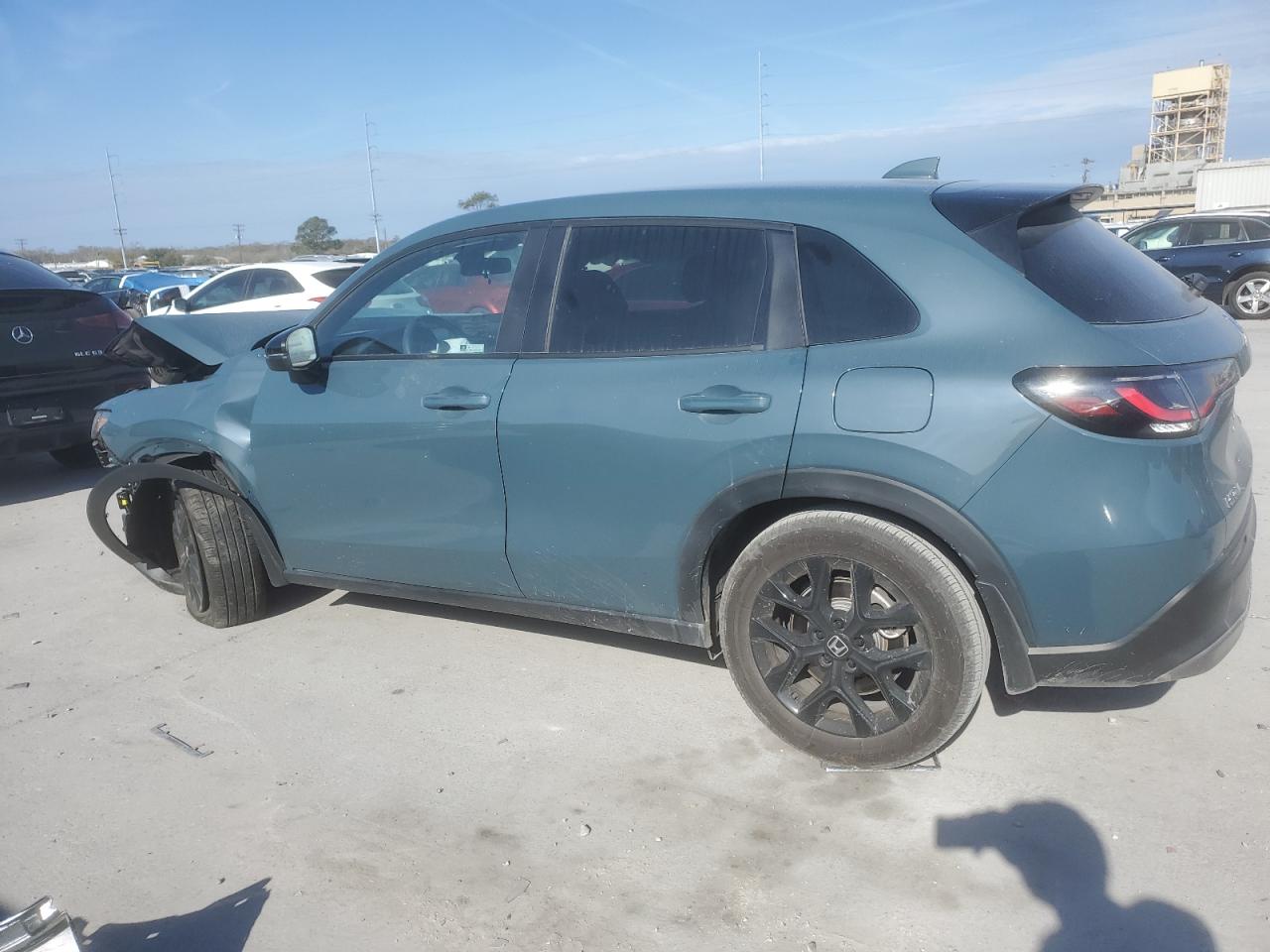 2024 Honda HR-V VIN 3CZRZ1H5XRM708280 Copart auction photo, front end damage thumbnail 2