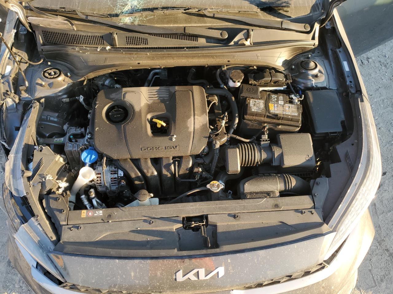 2022 KIA Forte VIN 3KPF24AD8NE478789 Copart auction photo, front end / undercarriage damage thumbnail 12