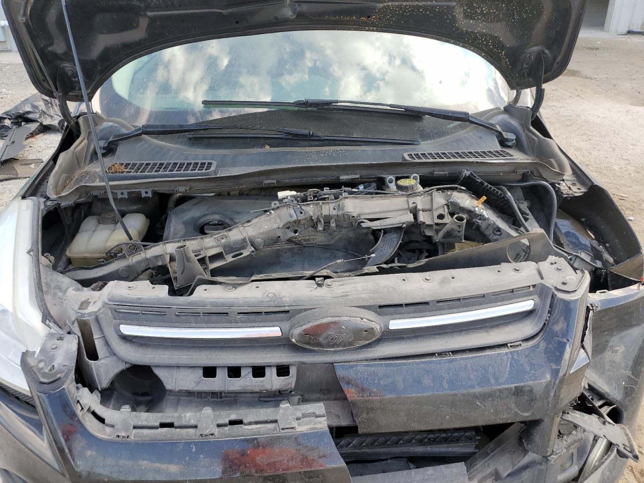 2014 Ford Escape VIN 1FMCU0GX7EUD65016 Copart auction photo, front end damage thumbnail 14