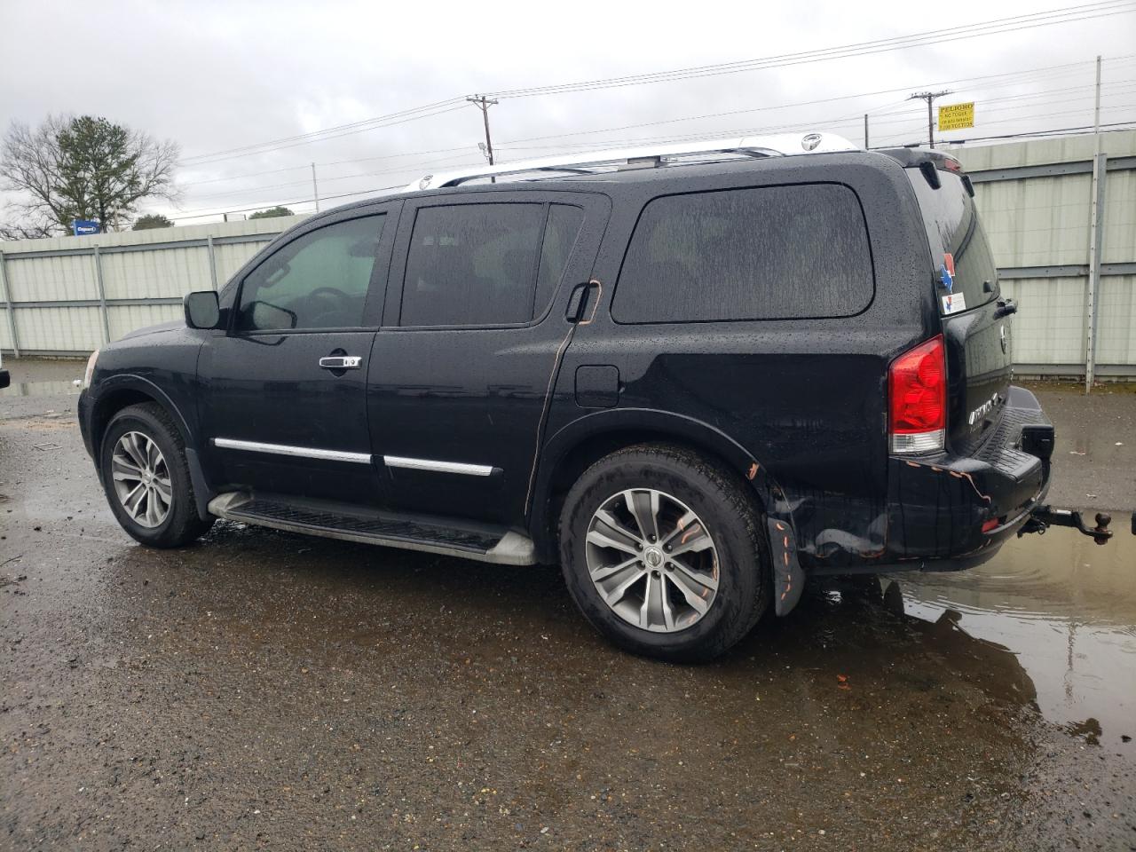 2015 Nissan Armada VIN 5N1BA0ND1FN607081 Copart auction photo, rear end damage thumbnail 2