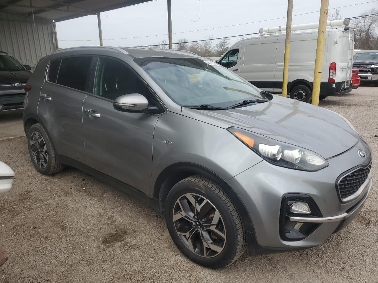 2020 KIA Sportage VIN KNDPNCAC4L7687215 Copart auction photo, mechanical damage thumbnail 4
