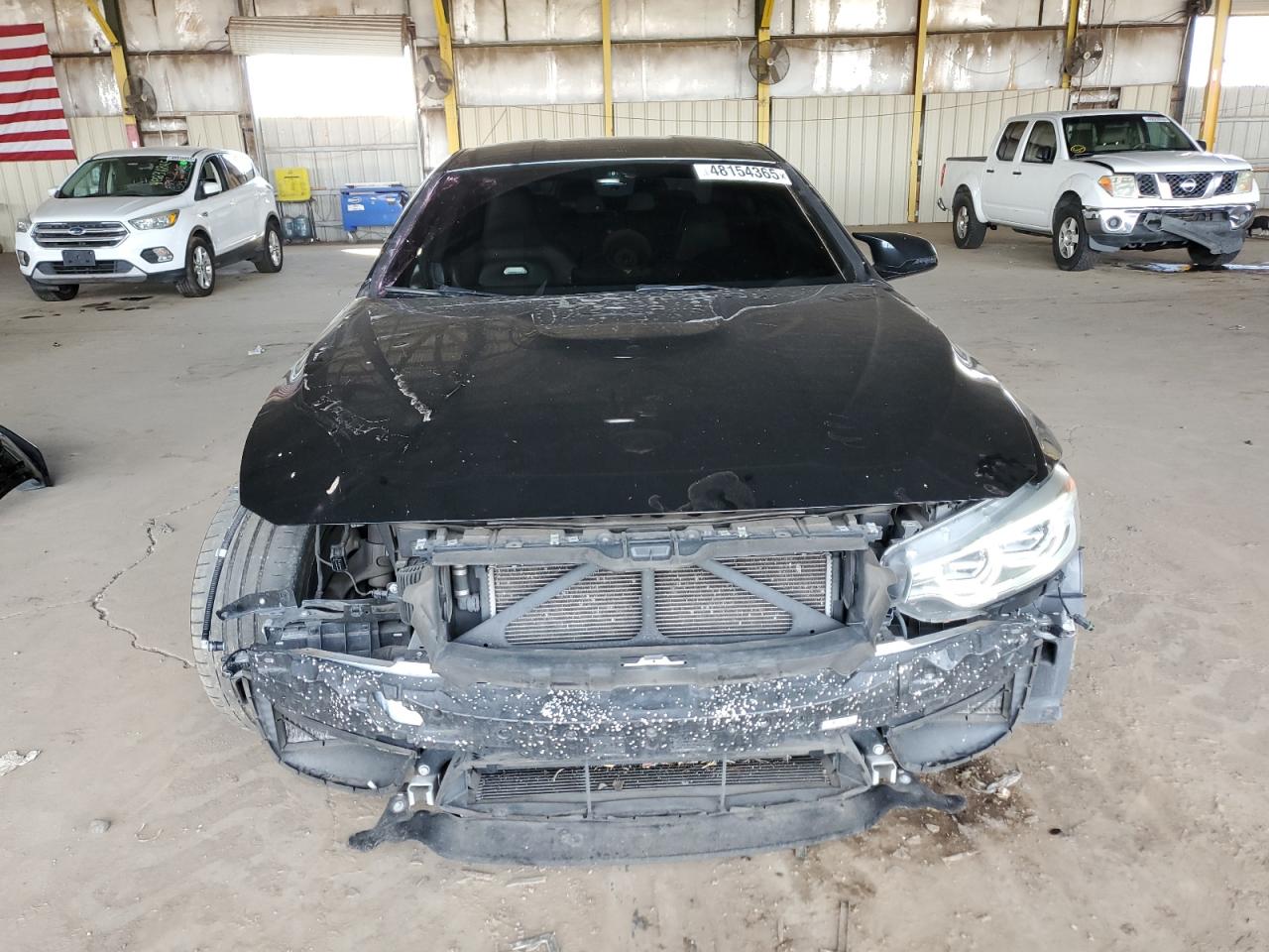 2015 BMW M4 VIN WBS3R9C57FK332375 Copart auction photo, front end / side damage thumbnail 5