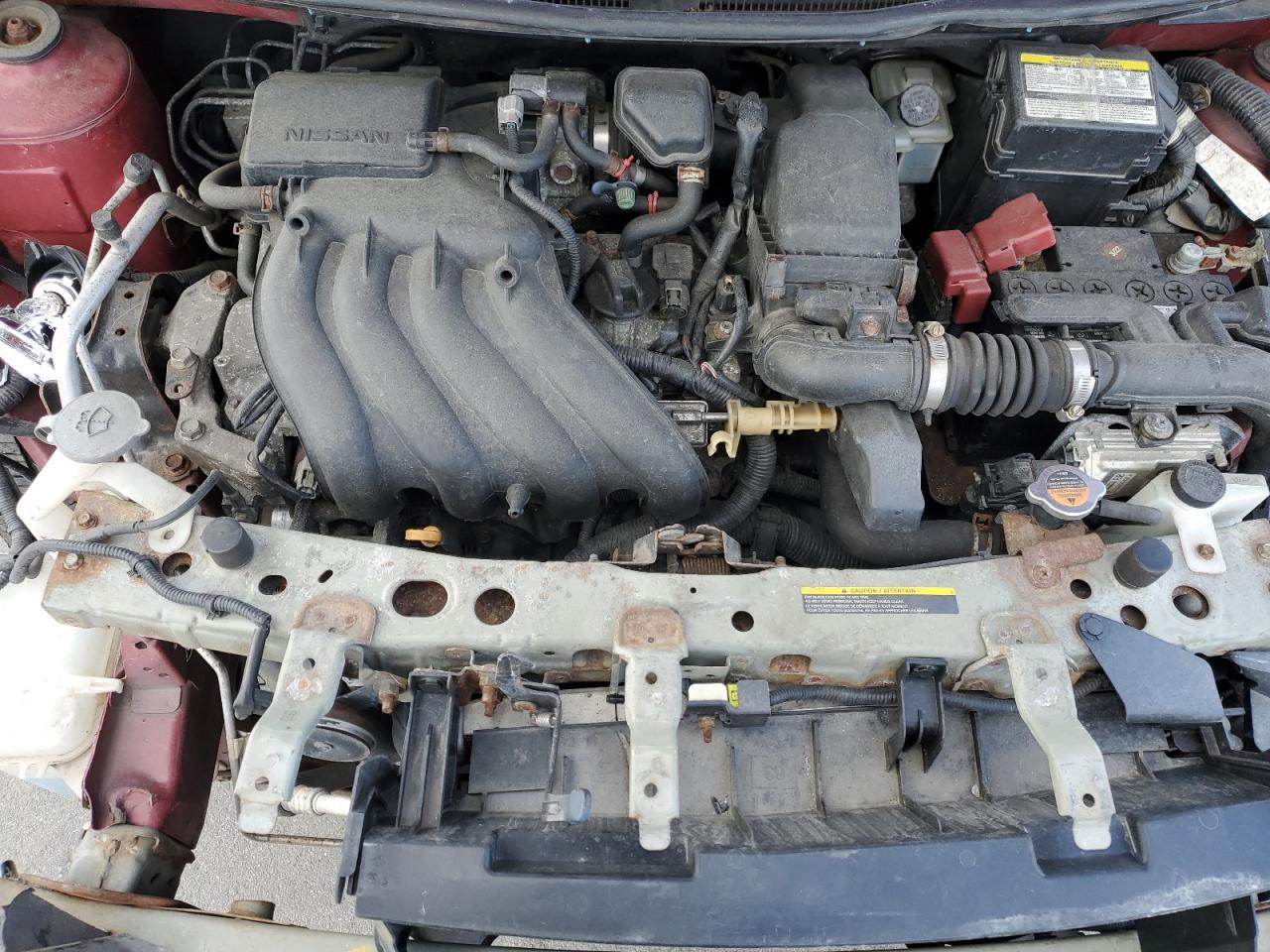 2014 Nissan Versa VIN 3N1CN7AP9EL828578 Copart auction photo, front end damage thumbnail 12