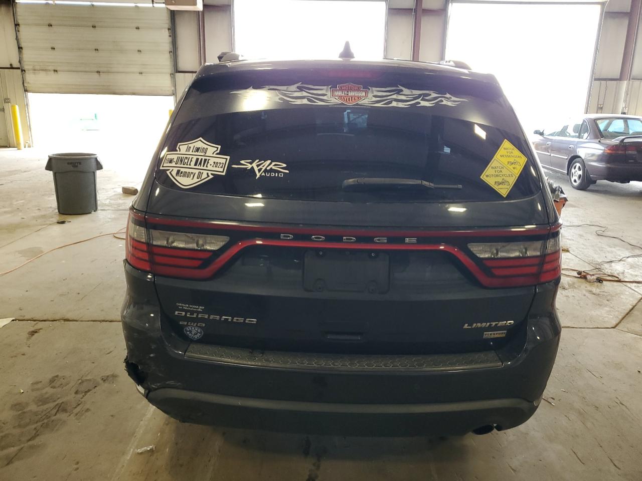 2014 Dodge Durango VIN 1C4RDJDG6EC450007 Copart auction photo, side / rear end damage thumbnail 6