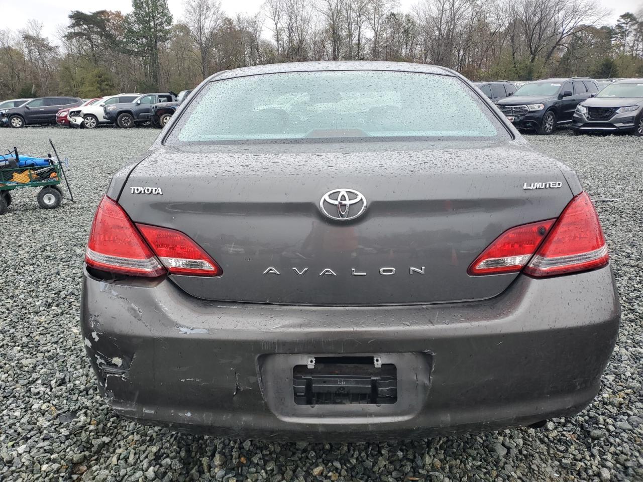 2007 Toyota Avalon VIN 4T1BK36B77U226001 Copart auction photo, rear end damage thumbnail 6