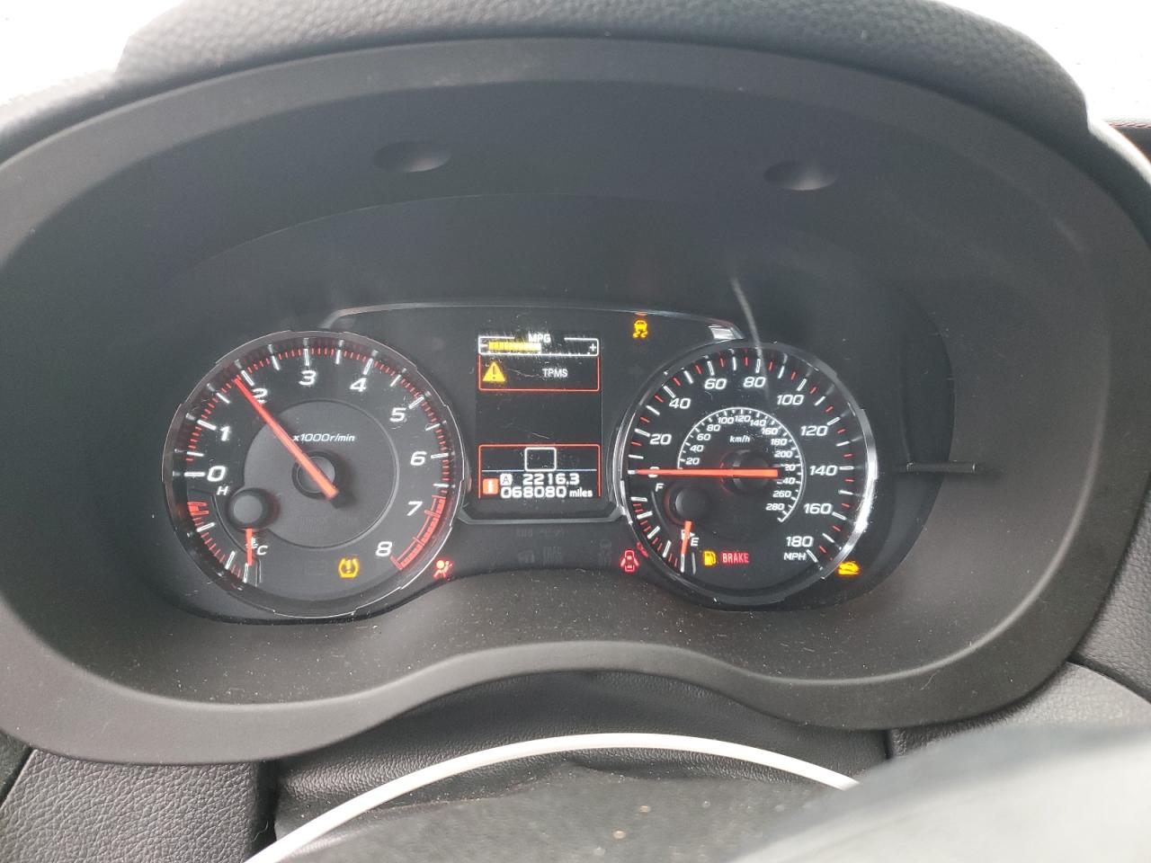 2018 Subaru WRX VIN JF1VA1C62J9815005 Copart auction photo, front end / mechanical damage thumbnail 9