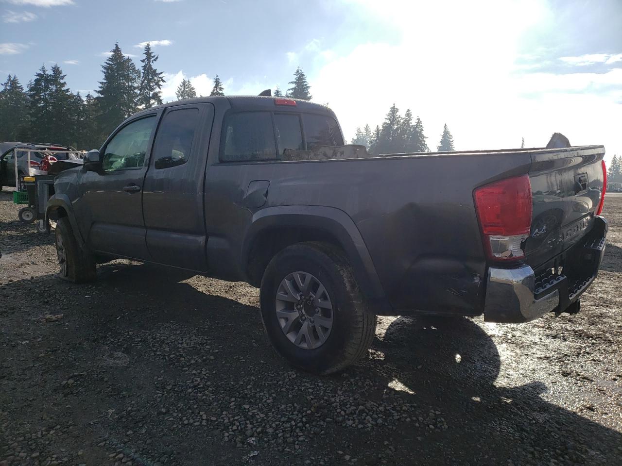 2017 Toyota Tacoma VIN 5TFSZ5AN5HX117999 Copart auction photo, all over damage thumbnail 2