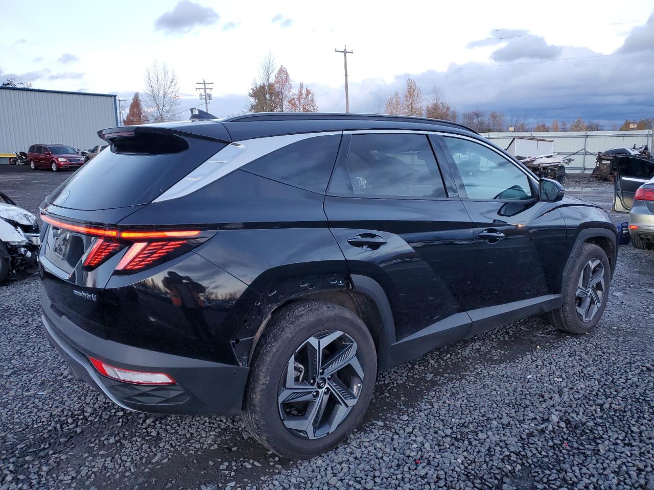 2023 Hyundai Tucson VIN KM8JECA13PU084778 Copart auction photo, rear end damage thumbnail 3