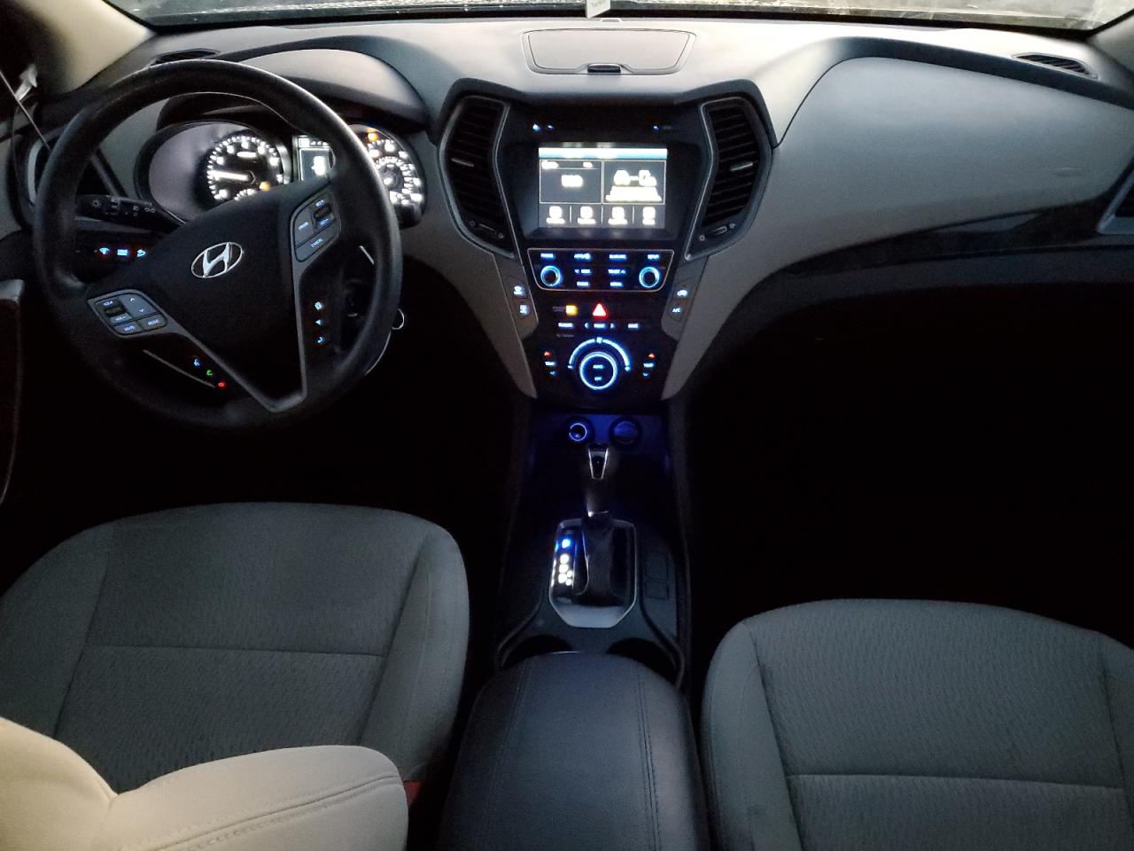 2017 Hyundai Santa Fe VIN 5NMZU3LB5HH010707 Copart auction photo, front end / side damage thumbnail 8