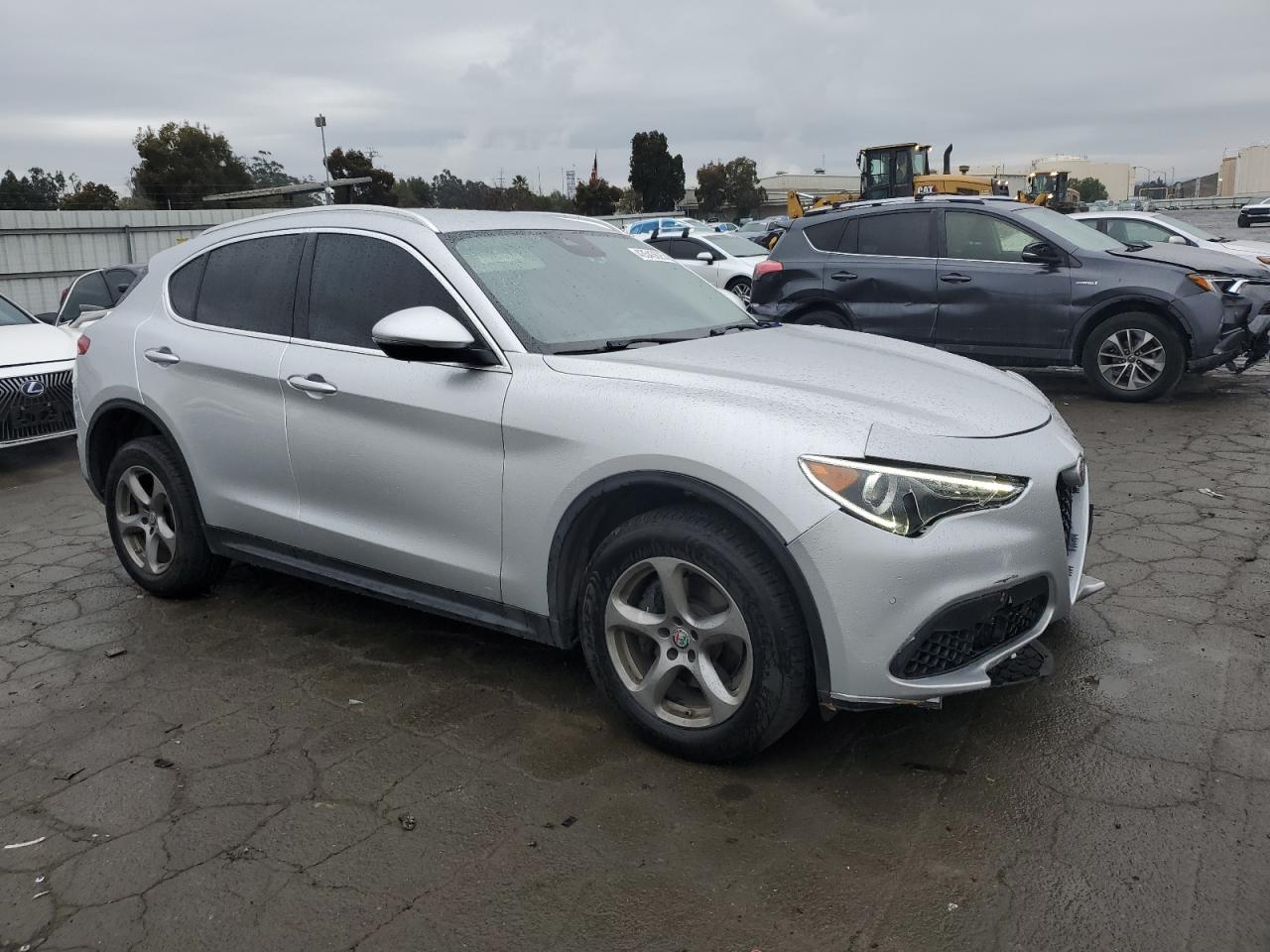 2018 Alfa Romeo Stelvio VIN ZASFAKAN3J7B75646 Copart auction photo, front end damage thumbnail 4