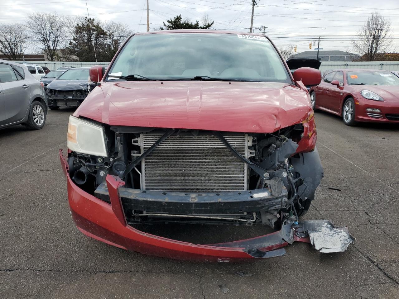 2008 Dodge Caravan VIN 2D8HN54P68R617057 Copart auction photo, all over / undercarriage damage thumbnail 5