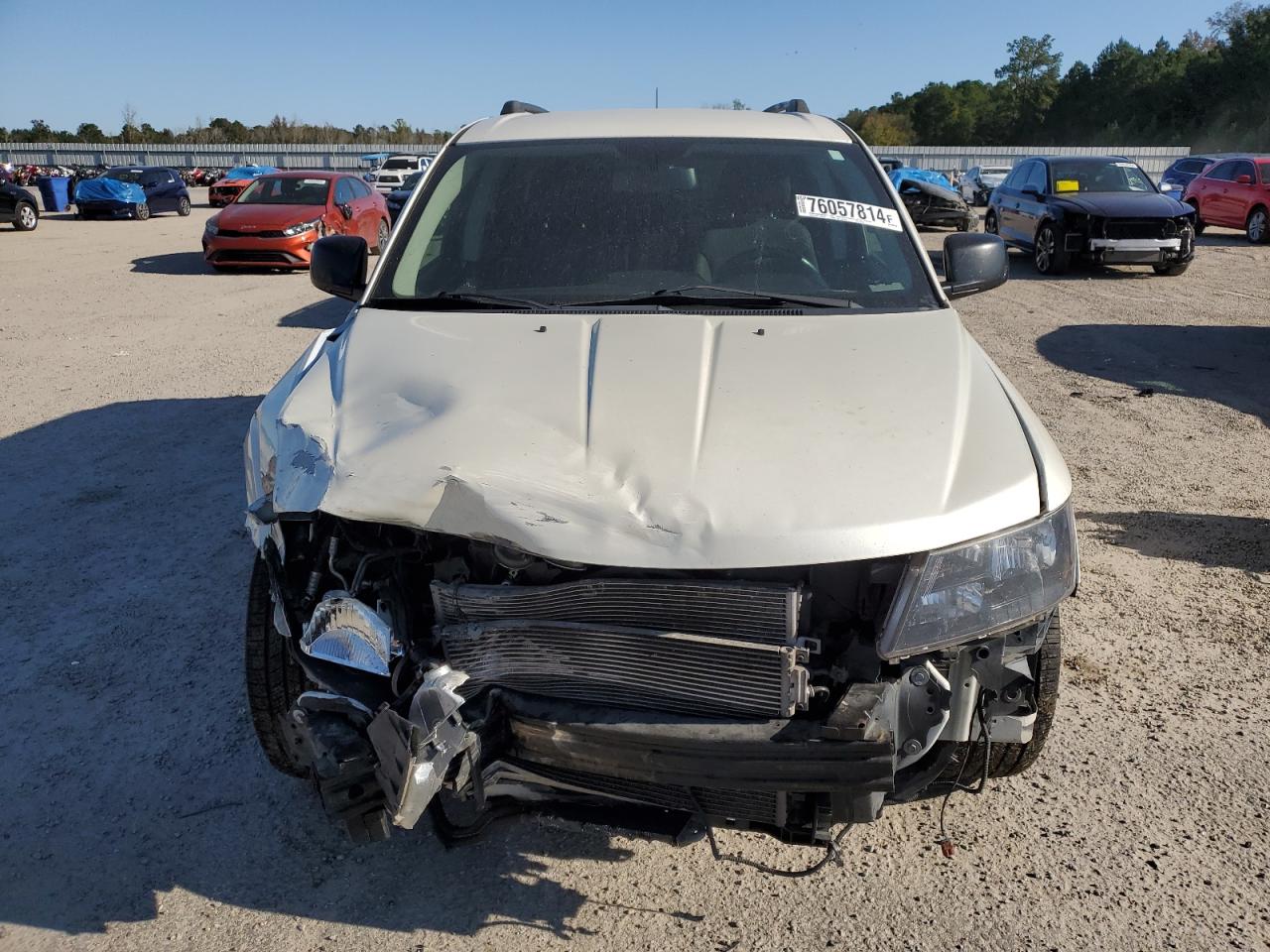 2014 Dodge Journey VIN 3C4PDCBG2ET213766 Copart auction photo, front end damage thumbnail 5