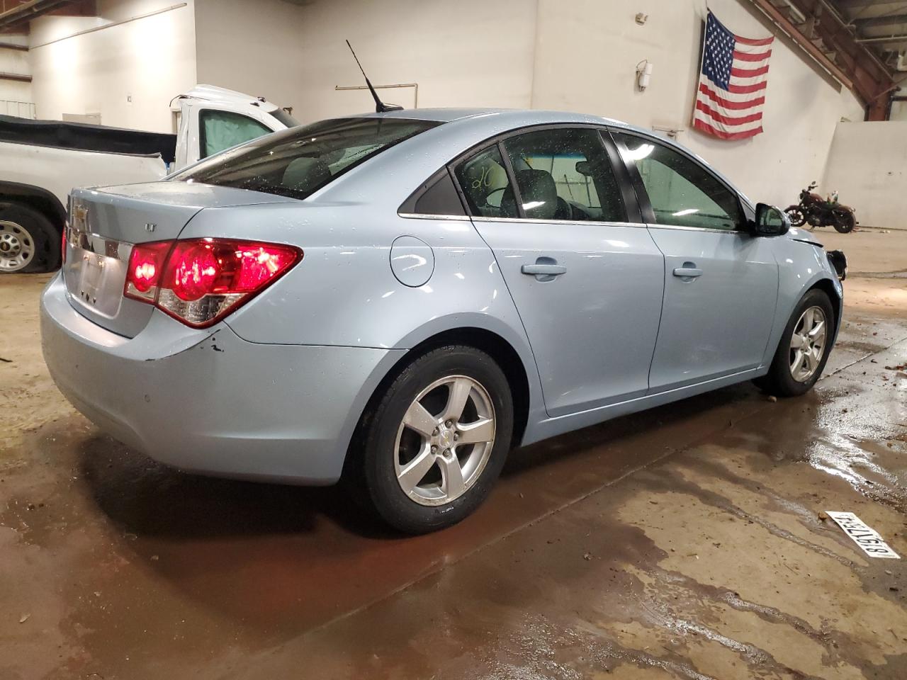 2012 Chevrolet Cruze VIN 1G1PF5SC9C7203880 Copart auction photo, front end / side damage thumbnail 3