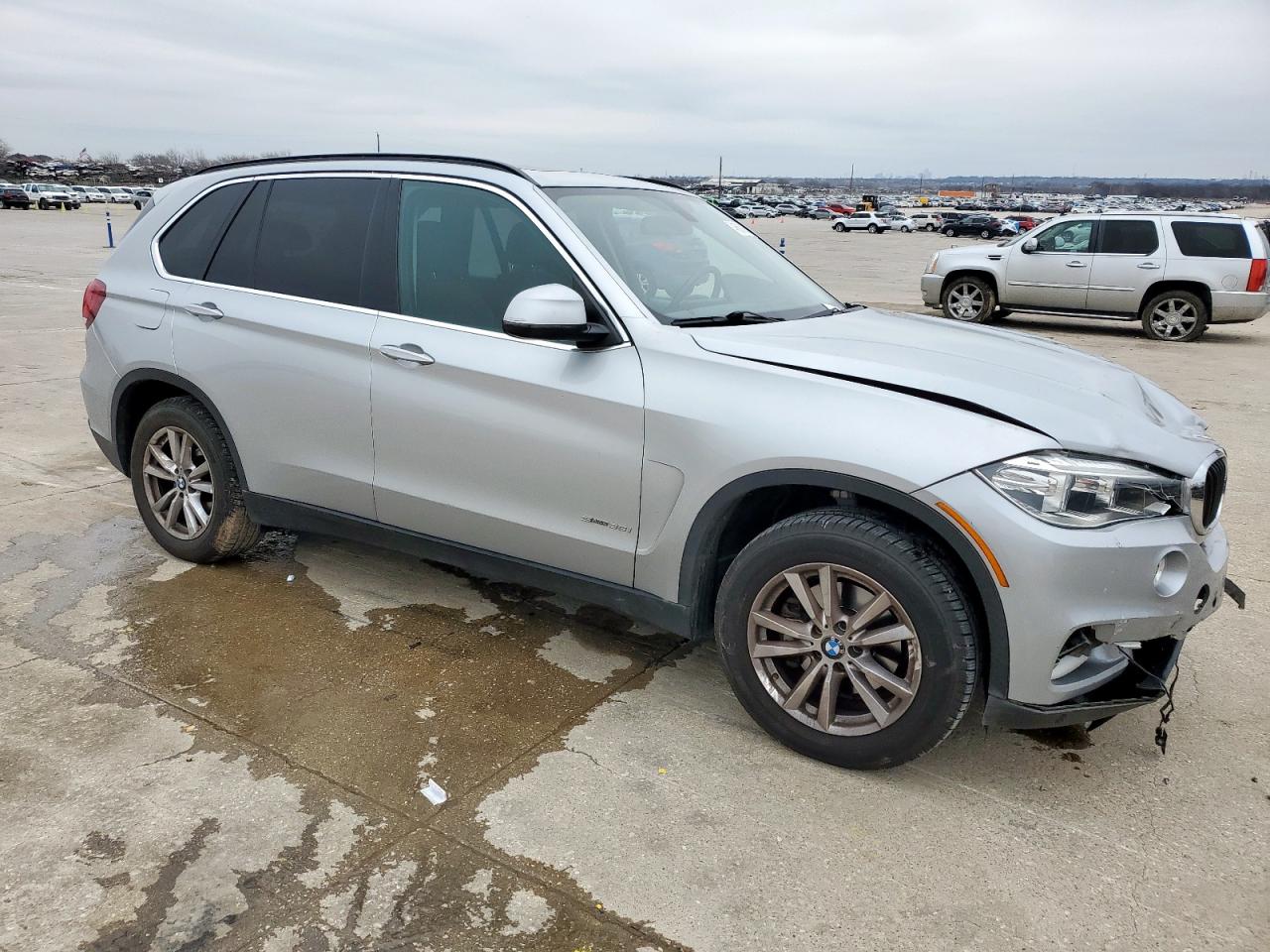 2014 BMW X5 VIN 5UXKR2C59E0H32119 Copart auction photo, front end damage thumbnail 4